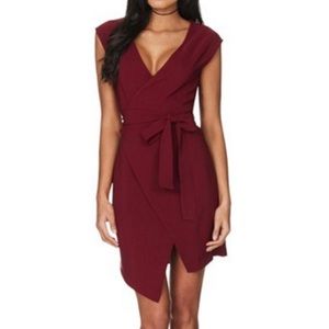 Nookie empire wrap dress